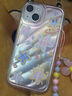 世韓 適用蘋果15手機(jī)殼帶串珠手鏈軟殼小清新女款高級感iPhone15保護(hù)套手腕掛繩保護(hù)套四角防摔 曬單實(shí)拍圖