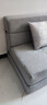 Lazy Diary 沙發(fā)床折疊多功能小戶(hù)型雙三人尺寸客廳彈簧包可拆洗沙發(fā)床兩用 淺灰色 1.5米 曬單實(shí)拍圖