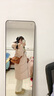 鴨鴨（YAYA）羽絨服女長款過膝冬季新款狐貍大毛領(lǐng)加厚連帽極寒肌理感高端外套 米色 S 曬單實拍圖
