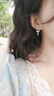 YIZUN. CHOMEL蝴蝶結(jié)銀耳環(huán)女生輕奢小眾氣質(zhì)2024新款耳墜高級感送老婆實用禮物 S925銀耳環(huán)一對 曬單實拍圖