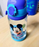 迪士尼（Disney）儿童水杯 双盖Tritan宝宝吸管杯夏季塑料杯女学生水壶 520ML米奇 实拍图