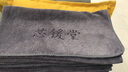 華思美發(fā)廊專用毛巾美容院理發(fā)店包頭巾足療毛巾批發(fā)強(qiáng)吸水定制logo 加厚灰色 1條 35cm 75cm* 曬單實(shí)拍圖