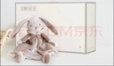 貝易（BeiE）嬰兒安撫玩偶可入口毛絨可咬哄睡手偶寶寶安撫巾睡眠0-1歲禮物 【推薦】莫奈兔 安撫手偶 曬單實(shí)拍圖