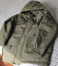 Lee dprre連帽羽絨服男士2023年新款加厚服工裝冬季中長款外套男 綠色 XL 130-145斤 曬單實拍圖