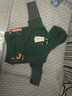 拉比童裝兒童連帽衛衣2022秋款男女寶寶休閑上衣假兩件衛衣 深綠100 曬單實(shí)拍圖