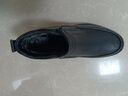 康奈（kangnai）冬季新款皮鞋男士商務(wù)加絨保暖時(shí)裝靴一腳蹬通勤男鞋18237057 黑色 38 曬單實(shí)拍圖