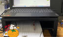 鹿為 usb3.0電腦顯示器增高架 鐵藝顯示器支架 鍵盤收納架子多功能筆記本支架 桌面置物架底座托架 雙層黑色高配-帶4口USB3.0 曬單實(shí)拍圖