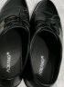 奥康（Aokang）男鞋牛皮皮鞋男士商务正装圆头系带低帮鞋子 黑色（偏大一码） 45 实拍图