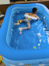 kidsdeer儿童充气游泳池加大加厚婴儿游泳桶充电家用亲子室内宝宝洗澡水池 三环2.6米【游泳大礼包】 实拍图