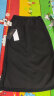 La Chapelle City拉夏贝尔半身裙女2024新款春季流行梨型身材a字长款包臀裙 2024升级款：黑-纯色（不加绒） S 实拍图