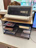 理沙星樹(shù)德國品質(zhì)文件架落地辦公桌收納架落地桌下收納柜打印機置物架可移動(dòng)資料檔案整理架 【落地+實(shí)木】草蔥白三層 曬單實(shí)拍圖