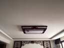佰房燈飾新中式吸頂燈led客廳燈紅色實(shí)木中國(guó)風(fēng)仿古風(fēng)復(fù)古典燈飾中山燈具 【蘭心】120*80厘米三色遙控200W 曬單實(shí)拍圖