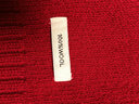 恒源祥不起球精選純羊毛圍巾百搭男女生2025冬季新款保暖針織圍脖 羊毛針織/紅色 曬單實(shí)拍圖