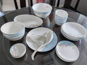 瑪戈隆特喬遷禮 餐具碗碟套裝骨瓷國瓷中式家用送禮盒裝20頭雨花軒 曬單實(shí)拍圖