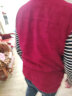 皮尔卡丹（pierre cardin）女装外穿棉麻2024年夏装新款马夹女薄款大尺码背心外套 红色 XL    110-130斤 实拍图