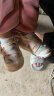 托姆贝克（ThomBaker）婴儿鞋子软底学步鞋春夏季透气男宝宝网鞋防掉鞋女宝宝春季鞋子 米白彩条网面（夏款） 15码(内长12cm,适合脚长11.5cm) 实拍图