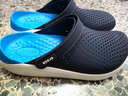 卡駱馳（crocs）洞洞鞋男鞋女鞋 新款貝雅卡駱班戶(hù)外沙灘透氣耐磨涉水鞋涼鞋涼拖 【貝雅卡洛班】黑色/白色 41 -42 M8W10/26cm 曬單實(shí)拍圖