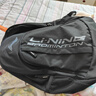 李寧（LI-NING）羽毛球包大容量多功能學生書包戶外旅行包雙肩背包 黑色 曬單實拍圖