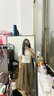 妍莉芬連衣裙套裝女夏裝2025年夏季新款穿搭衣服新中式氣質(zhì)套裝裙子夏天 上衣+半身裙 M 曬單實(shí)拍圖