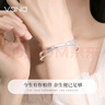 Vana雙竹手鐲女四葉草鐲子女七夕情人節(jié)禮物送女朋友老婆 雙竹節(jié)手鐲【京倉(cāng)發(fā)貨次日達(dá)】 曬單實(shí)拍圖