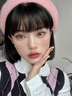 SUGARPLUM LENS[順豐·買(mǎi)一送一]韓國年拋美瞳2片裝 大小直徑自然混血隱形眼鏡灰 花生醬 棕（2片裝）14.5mm 200度 曬單實(shí)拍圖