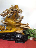 京城世家金絲楠木牛擺件高檔工藝品開(kāi)業(yè)送禮裝飾客廳大件根雕木雕牛氣沖天 牛勢沖天/長(cháng)150寬40高78cm 曬單實(shí)拍圖