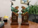 莫尼森（MOREISAN）銅貔貅擺件工藝品一對擺放客廳玄關(guān)辦公室裝飾品送朋友開(kāi)業(yè)禮品 公貔貅 曬單實(shí)拍圖