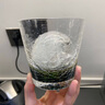 karphome卡普家居日本進(jìn)口威士忌酒杯冰裂紋玻璃杯手工星空杯家用冷水杯子 暗夜藍(lán)（260ML） 曬單實(shí)拍圖