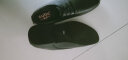 讴步（oubu）英伦牛皮商务休闲皮鞋男婚鞋正装工作皮鞋 黑色-四季款 40 实拍图