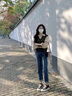 熒蒂（YINGDI）休閑運動(dòng)套裝女裝2025春秋季新款學(xué)院風(fēng)馬甲襯衫休閑褲三件套裝 馬甲+襯衣+褲子【三件套】 M 曬單實(shí)拍圖
