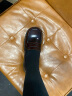 HARUTAHaruta4900日系学生中粗跟圆头英伦风单鞋小皮鞋JK制服鞋乐福鞋女 棕色 36 实拍图