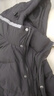 美特斯邦威連帽羽絨服男冬季新款百搭簡約潮流三防情侶裝外套 影黑 XL 180 100A 曬單實拍圖