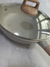 掌廚女王炒鍋不粘鍋麥飯石炒菜鍋家用平底不粘煎餅煎鍋不沾電磁爐燃?xì)庠?【帶蓋】麥飯石不粘炒鍋 26cm 曬單實(shí)拍圖