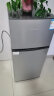 创维(SKYWORTH)118升冰箱小型 双门两门电冰箱 家用宿舍租户 迷你型冷藏冷冻 节能降噪 BCD-118炫银 实拍图