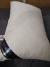 洁丽雅（Grace）枕头枕芯星级酒店枕羽丝绒枕芯  纤维软枕芯  单只装 实拍图