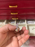 喜鉆七夕禮物18K金晴空鉆石耳環(huán)女閃耀黃鉆耳飾求婚結(jié)婚鉆石耳墜生日 雙色18K金共62分(20+42) 曬單實拍圖