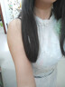 蕓蕁裙子女夏季2025新款法式甜美綠色無(wú)袖不規則蕾絲掛脖式花朵連衣裙 長(cháng)款連衣裙[高品質(zhì)有花朵] M 100-110斤 曬單實(shí)拍圖