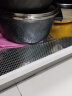 foojo富居厨房贴纸防水防油耐高温铝箔贴膜抽屉垫0.6×10米 立体方格 实拍图