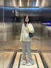 Shelley Jones加絨加厚圓領(lǐng)純色毛衣男士秋冬季新款慵懶風(fēng)針織衫寬松內搭線(xiàn)衣服 米白色常規 XL [建議125-145斤] 曬單實(shí)拍圖