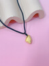 中國黃金（CHINA GOLD）黃金項鏈女足金許愿石吊墜生日禮物送女友老婆 足金許愿石吊墜約1.2g+甄選禮盒 曬單實(shí)拍圖