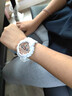 卡西歐（CASIO） 女表G-SHOCK GIRLS防震運動(dòng)櫻花粉石英表日韓表女士腕表送女友 GMA-S120MF-7A2白金款 曬單實(shí)拍圖