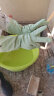 涤太太 厨房清洁乳胶皮橡胶 家务洗衣服的洗碗刷碗手套耐用 防水 绿色【长款加绒】 实拍图