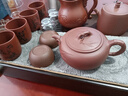 百年利永 紫砂壺 宜興紫砂純?nèi)止ざY品泡茶壺茶具原礦清水泥竹葉壺345cc 清水泥 曬單實拍圖