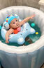 自游寶貝 SWIMMING BABY嬰兒游泳桶家用可折疊自動(dòng)充氣游泳池寶寶兒童泡澡桶成人洗澡桶 泳池+新生兒腋下圈(適合5-14斤) 曬單實(shí)拍圖
