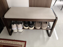 睿帆實(shí)木換鞋凳入戶(hù)門(mén)口鞋柜家用穿鞋凳子進(jìn)門(mén)多層鞋架可坐長(cháng)條沙發(fā)凳 曬單實(shí)拍圖