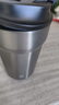 京東京造保溫杯 咖啡杯男女便攜隨行水杯實(shí)用杯子 銀灰色360ml 曬單實(shí)拍圖
