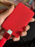 DEZHI 硅膠胸卡柔軟證件卡套掛繩吊牌胸卡學(xué)生防水門(mén)禁卡工作牌熱轉印掛繩定制作公交白領(lǐng)防丟卡套 紅色牌+紅色扣純色繩 曬單實(shí)拍圖