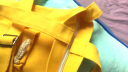 韩版帆布包包女大学生上课背的单肩包斜挎布袋ins原宿ulzzang中包布包布袋 帆布口袋抽绳黄 实拍图