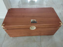 至尚自然樟木箱香樟木箱子全樟木全實(shí)木箱子儲物字畫(huà)收藏箱蟲(chóng)防蛀防潮 偏原木色包銅片 100*50*46cm 曬單實(shí)拍圖