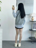 達(dá)芙妮厚底小白鞋女款2024秋冬新款女鞋加絨保暖棉鞋魔術(shù)貼百搭面包板鞋 白色 加絨 37 曬單實(shí)拍圖